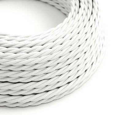1mt cavo elettrico a treccia 3x0,75mm colore bianco Perenz Accessori